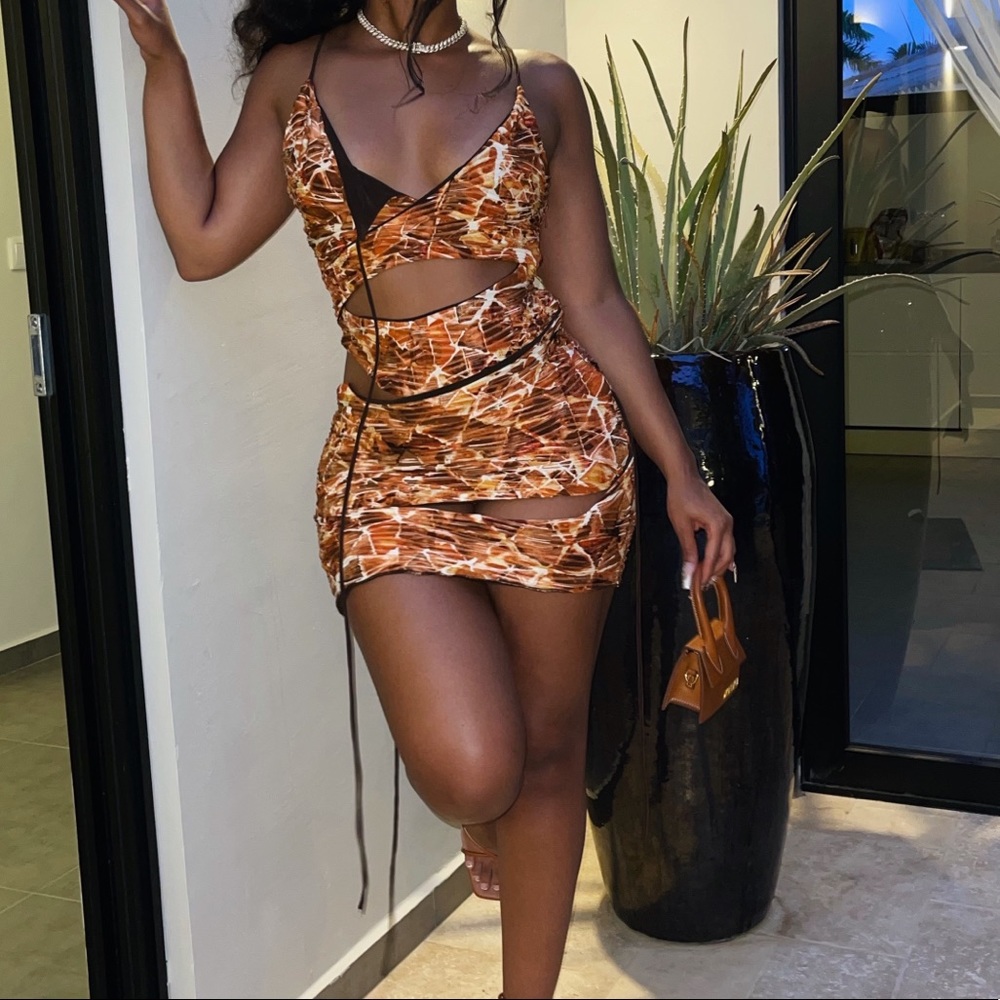 Embi Studios cut out dress